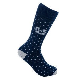 U-State Polka Dot Socks navy